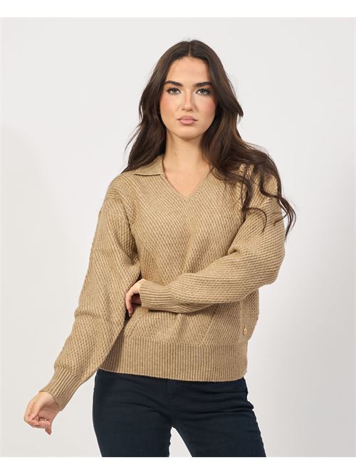 Yes Zee Women's V-Neck Sweater YES ZEE | M044-IM000203